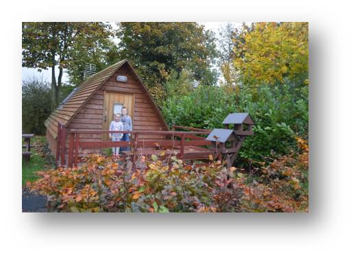 The glamping pod at Royal Umpire near Croston where we did a bit of a recce and had a few night's away with the kids