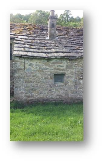 Looking back on the roof and having a better understanding of the weight of the stone slates on the roof, I realise my original idea of repairing a few timbers here and there was pure fantasy.