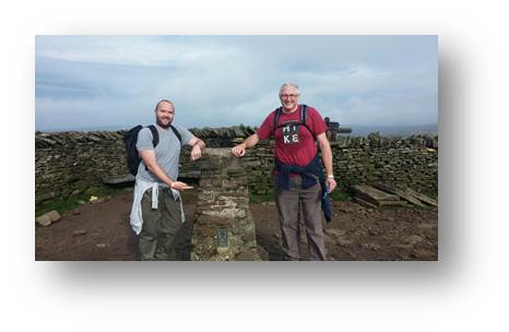 Hot on the heels of Snowden, myself and some colleagues Phil and John opted to climb one of the three peaks for Charity. This photo shows us all getting along before we got lost and started looking for someone to blame!