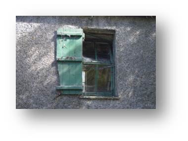 The windows at the hall were pretty knackered but the wooden shuttering gave it a bit of a unique look. We will probably reinstate these once we're up to that bit.