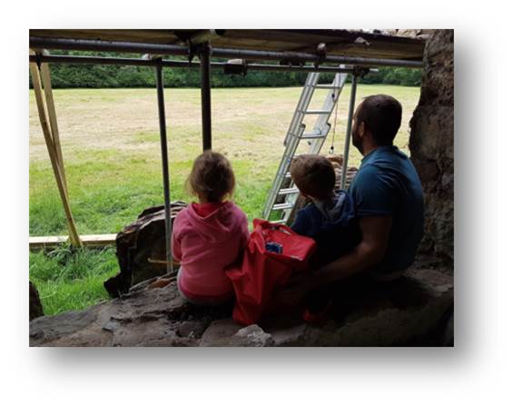 After a day of hard graft, the view makes it worthwhile