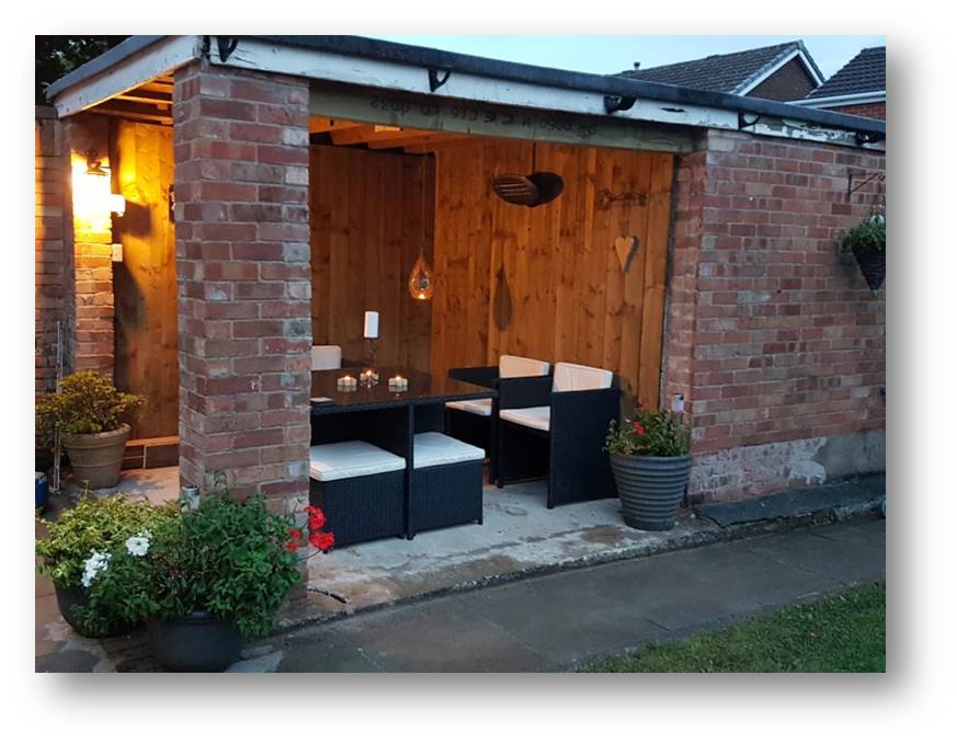 Almost done. Just some painting to do around the roof edge but it's looking pretty good