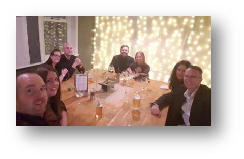 A rare couples night out with friends at the Steak House in Ashton-in-Makerfield.