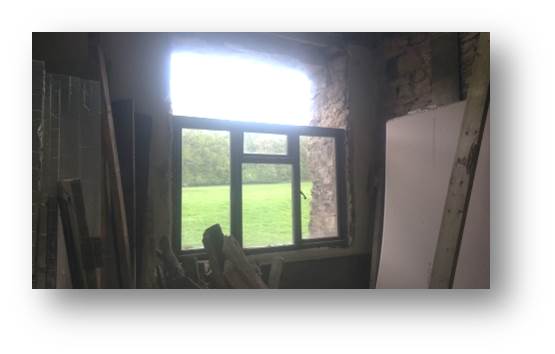 Re-using a local celebrities window frames before they go to the sip, probably the closest I'll ever come to being famous myself!