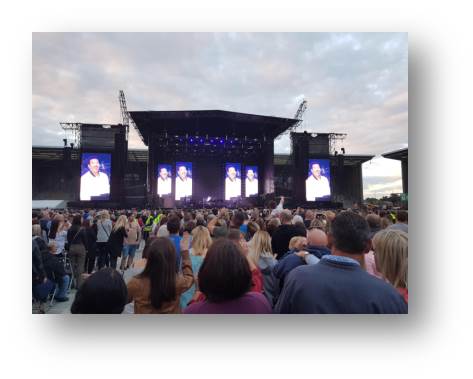 Hello, is it me you're looking for? Well, I'm here on these massive telly's