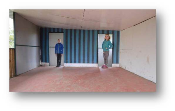 Crocky Trail Little & Large optical illusion