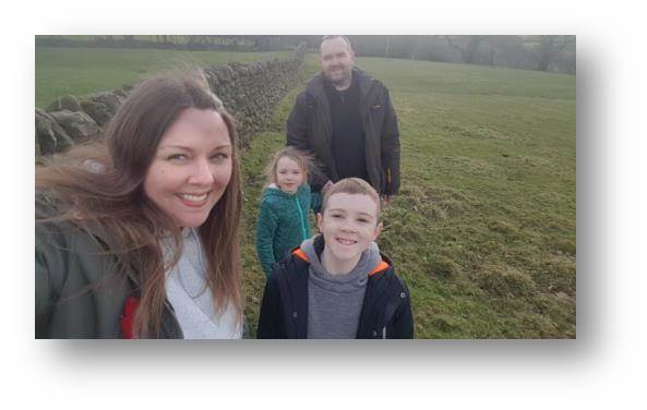 One of the walks from the hall which loops back to Reebys Lane