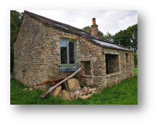 The rear patio doors are in and looking pretty good