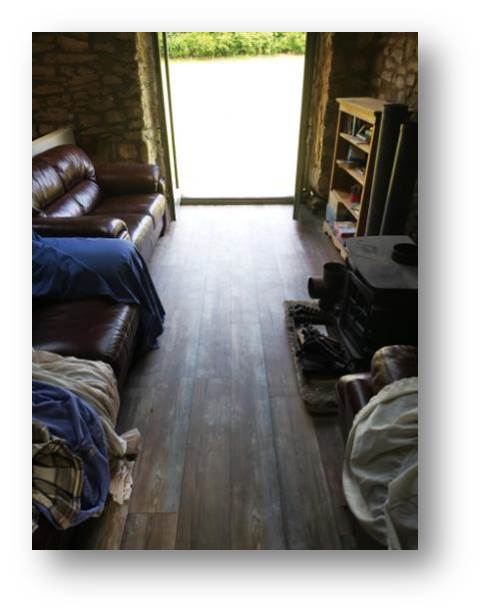 The view from the patio doors looks really nice.