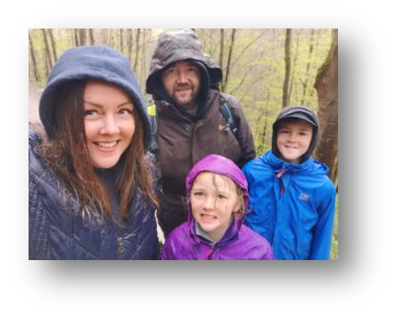 Soaking Wet Entwistle Family Pic